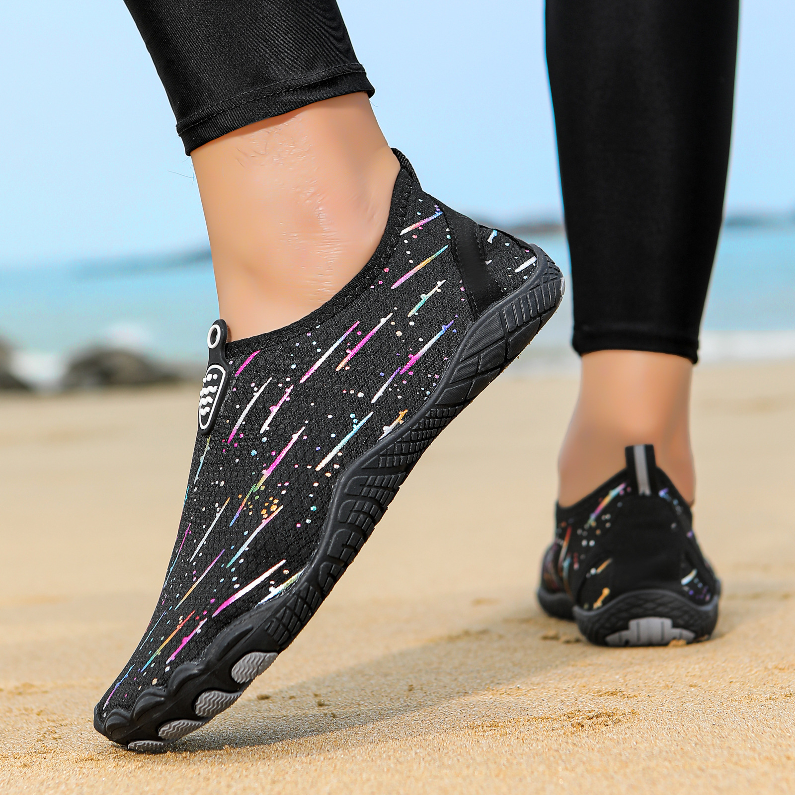 LT-902 octopus-suction non-slip rubber sole flex test