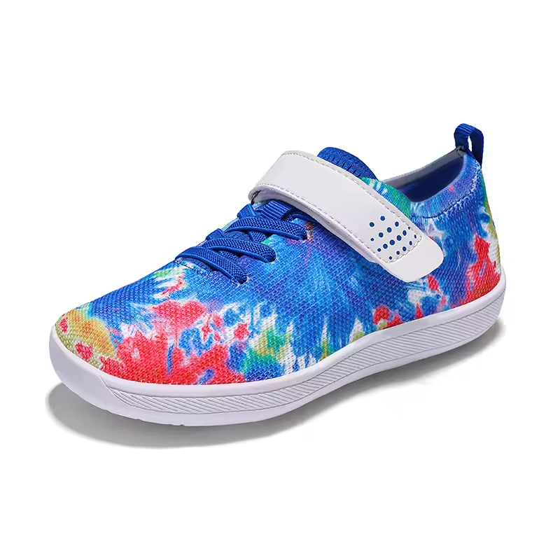 LT-D5QJ378 Children Wide Toe Box Flat Sneakers - LUTE Footwear OEM Jinjiang