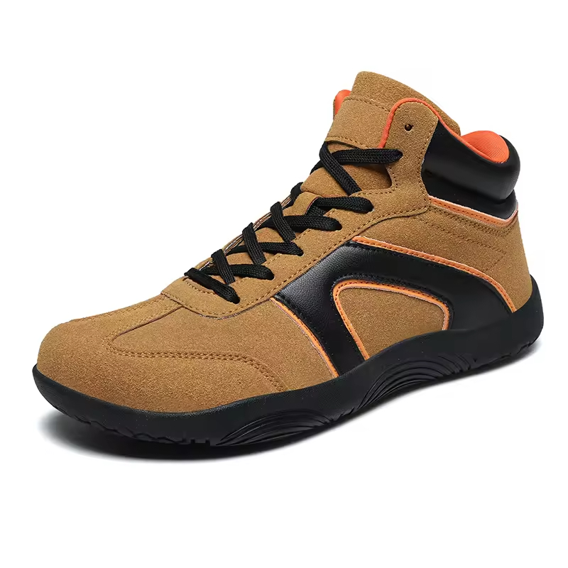 LT-F5LQ2582 Custom Logo PU Leather Wide Toe Box Barefoot Shoes - LUTE Footwear OEM Jinjiang